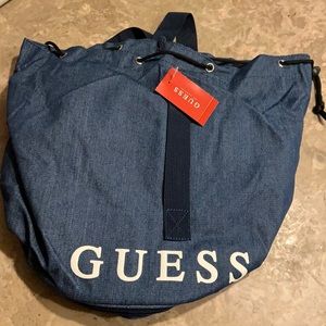 GUESS NWT blue denim bag